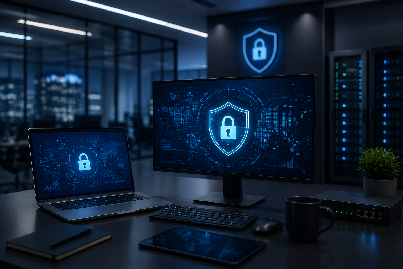Ciberseguridad empresarial protección